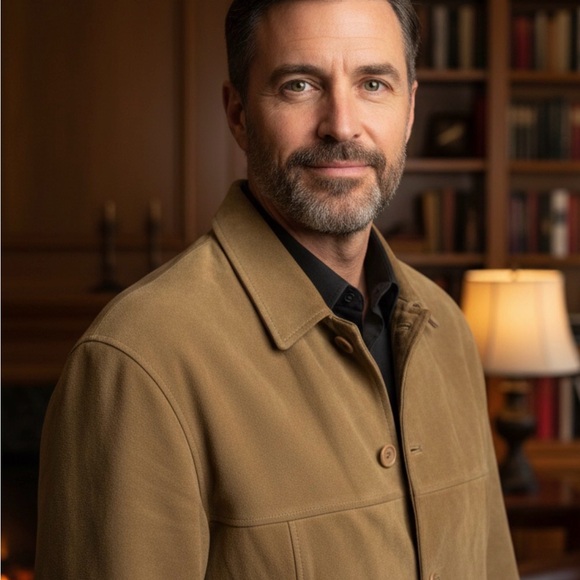 Michael Michelle Vintage Genuine Suede Jacket Men’s XXL - Picture 2 of 12